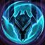 Mordekaiser's helmet armor glows and shields